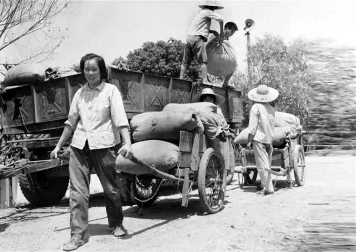 1970年代在干活的华西村村民